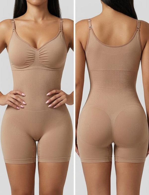 Body tipo Faja Short Seamless · Máxima Compresión · Sin Costuras