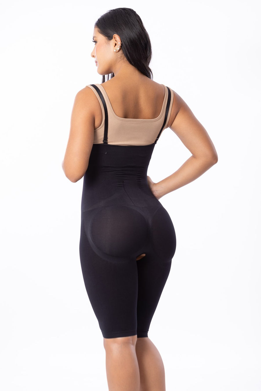 Body Seamless Capri Raf Over, ref. 625603, color negro, vista posterior