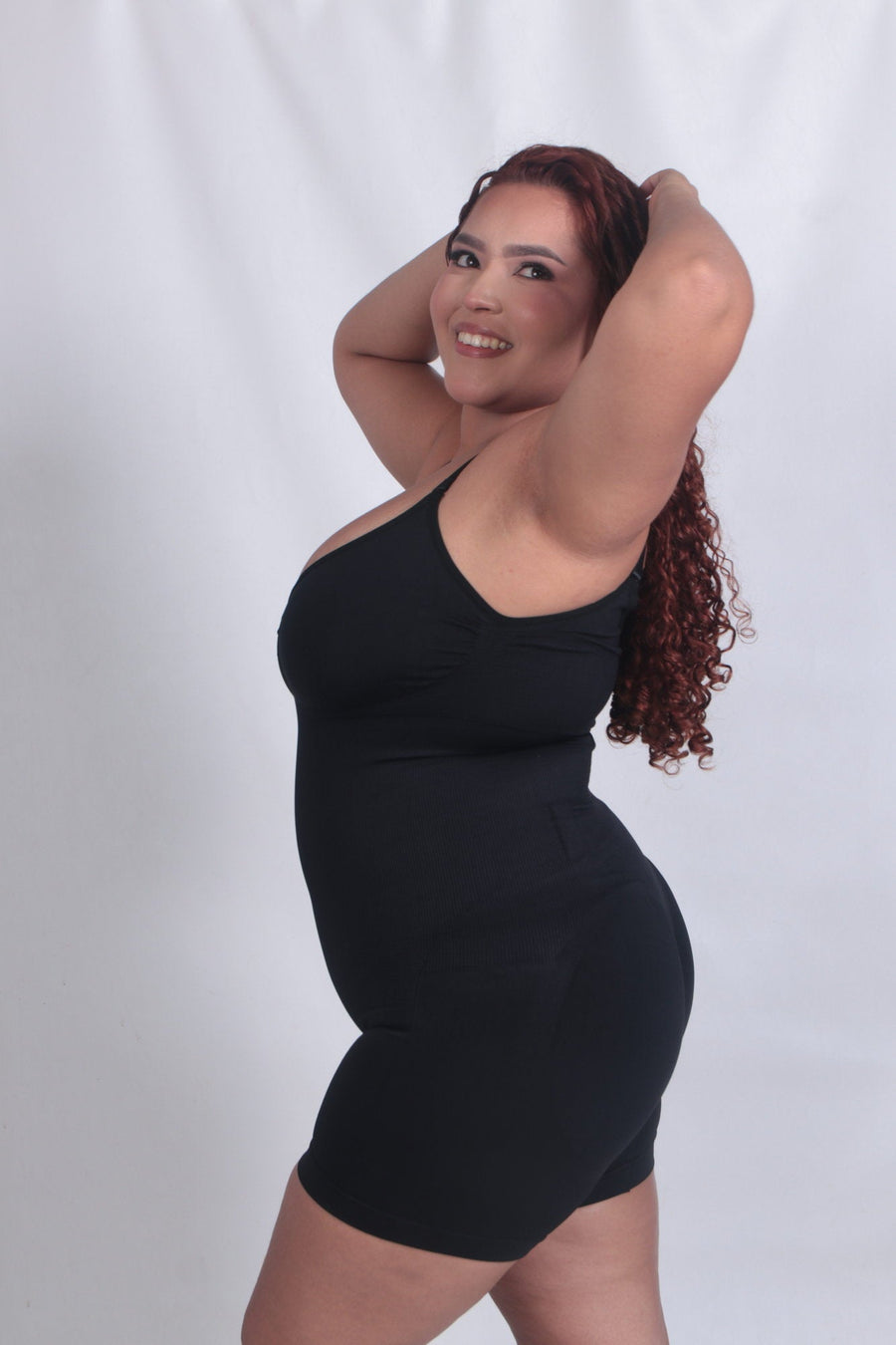 Body Seamless Control 625500 de Raf Over en negro, vista lateral