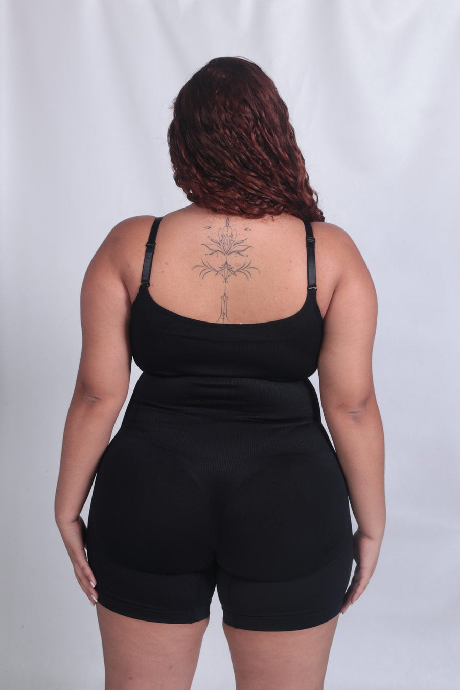 Body Seamless Control 625500 de Raf Over en negro, vista de espalda