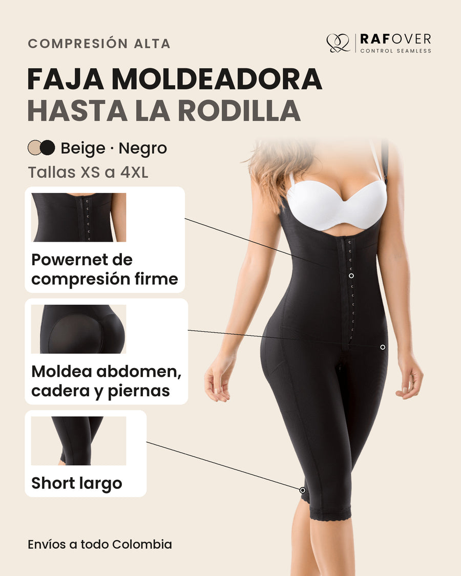 Faja Moldeadora Hasta la Rodilla de Raf Over — beneficios y detalles